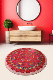 Mijölnir Latch Colourful Djt Alfombrilla de baño Multicolor 100 cm